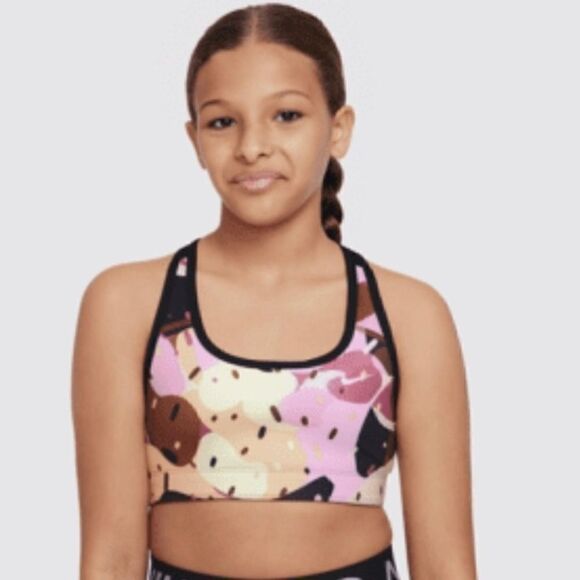 NWT Nike Girls Reversible Sports Bra - Picture 1 of 6